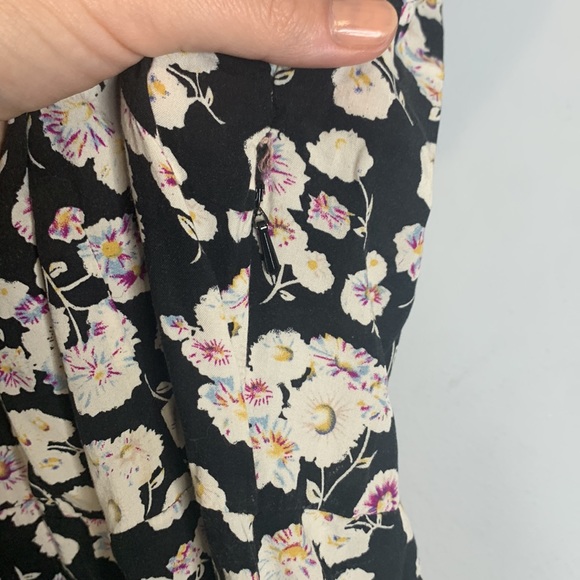 Revolve MinkPink black floral mini dress L - Picture 6 of 7